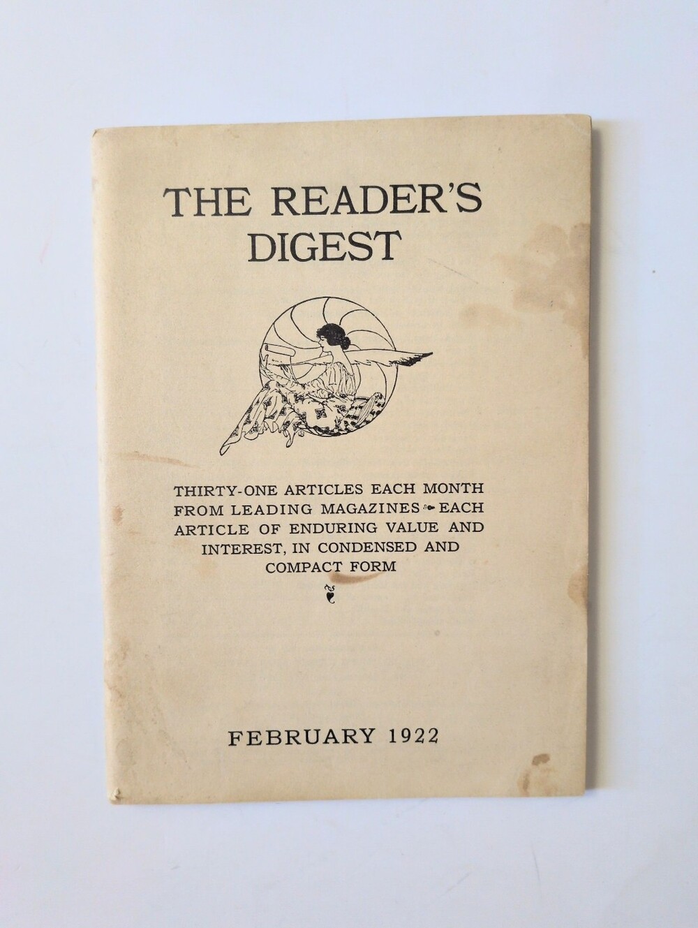 The Reader's Digest Volume 1 Issue 1 - February 1922